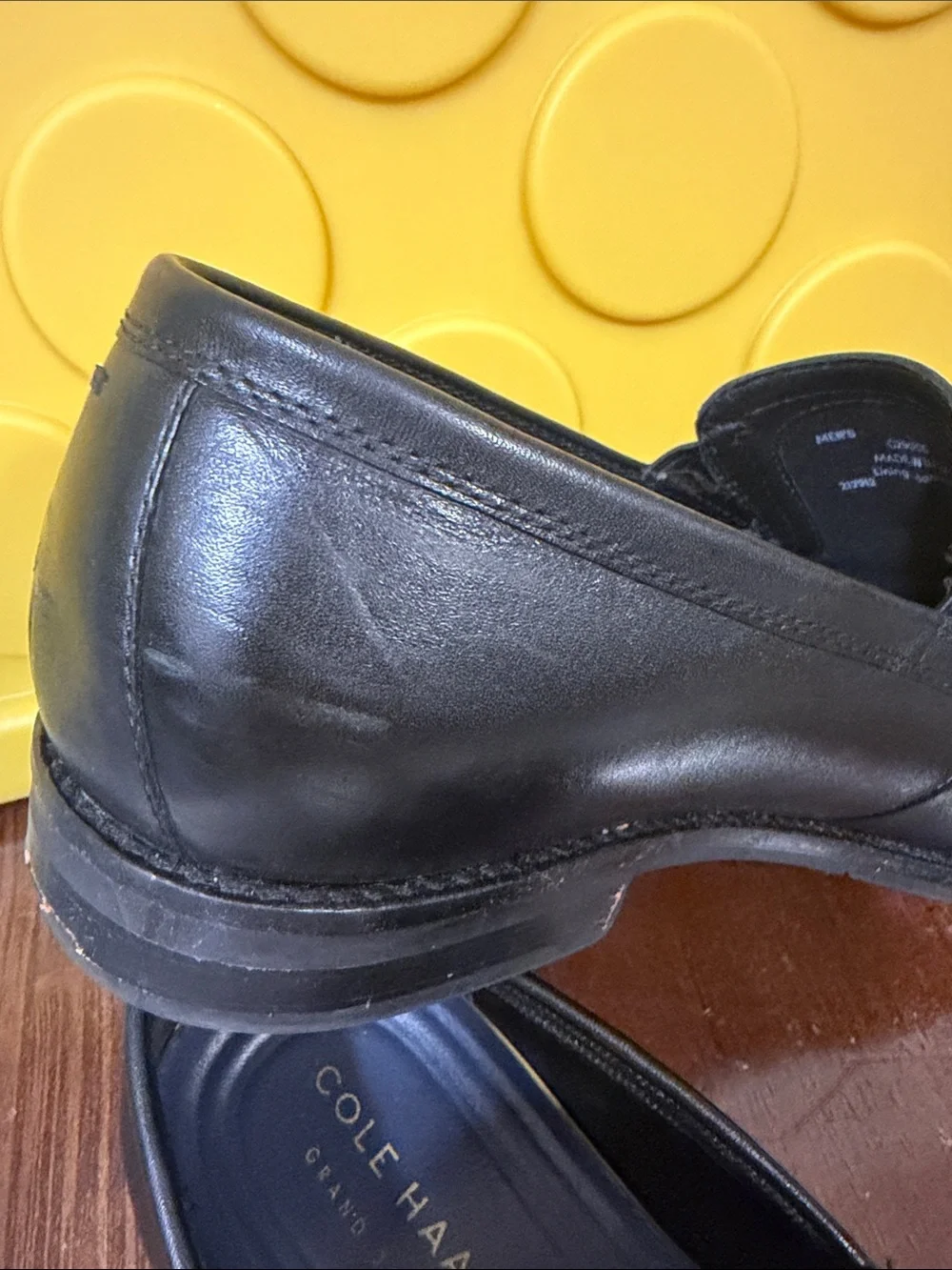Cole Haan Black Leather Slip-On Loafers — Men’s Dress Casual Size 11